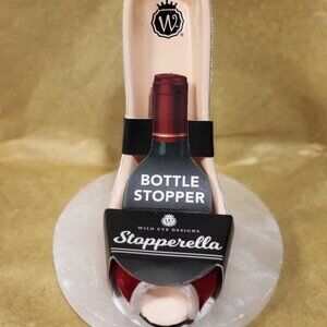 Wild Eye Designs High Heel Stiletto 5" Wine Bottle Stopper Red Velvet NWT